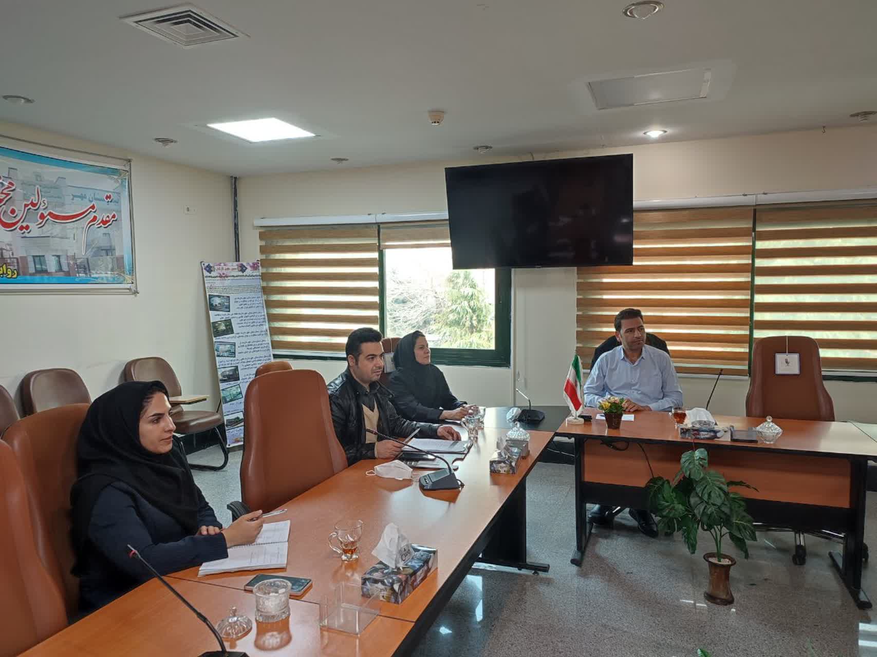 بازدید ایمنی از بخش ICU بیمارستان مهر ملایر